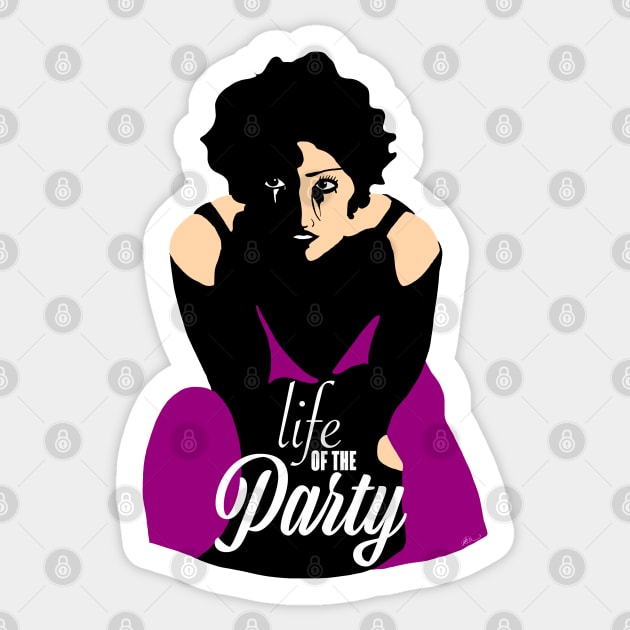 Life of the Party Sticker by thecompassrose